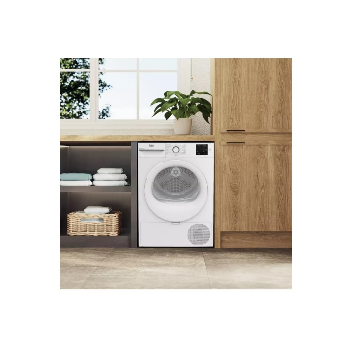 Sèche-linge Pompe À Chaleur À Condensation 60cm 9kg Blanc - D0H1930