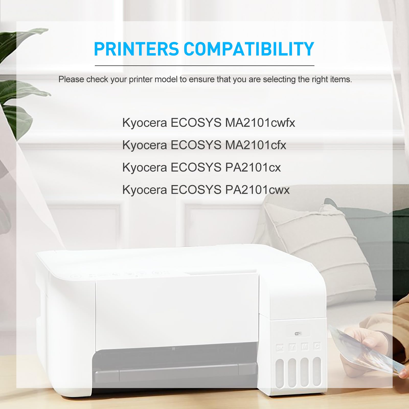 BAISINE TK5490 Toner kompatybilny z Kyocera TK-5490 do Kyocera ECOSYS MA2101cwfx MA2101cfx PA2101cx PA2101cwx kartusze z tonerem