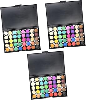 Beavorty 3Pcs 40 Paletas De Sombras Foscas Sombra De Olhos Sombra Fosca Paleta De Maquiagem Em Pó Paleta De Sombras Paleta De Sombras De Maquiagem Esfumaçada
