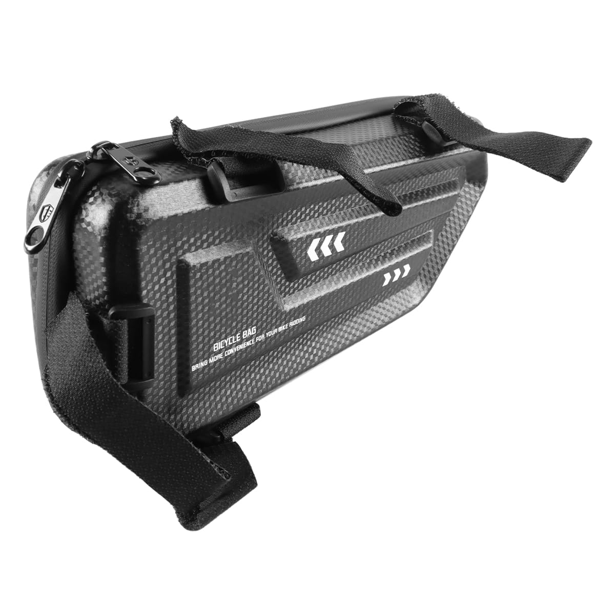 Sacoches de selle de moto 2 pièces, sacoches rigides en fibre de carbone, sacoches latérales imperméables en EVA 2 L avec sangles de fixation rapide pour expédition/tout-terrain