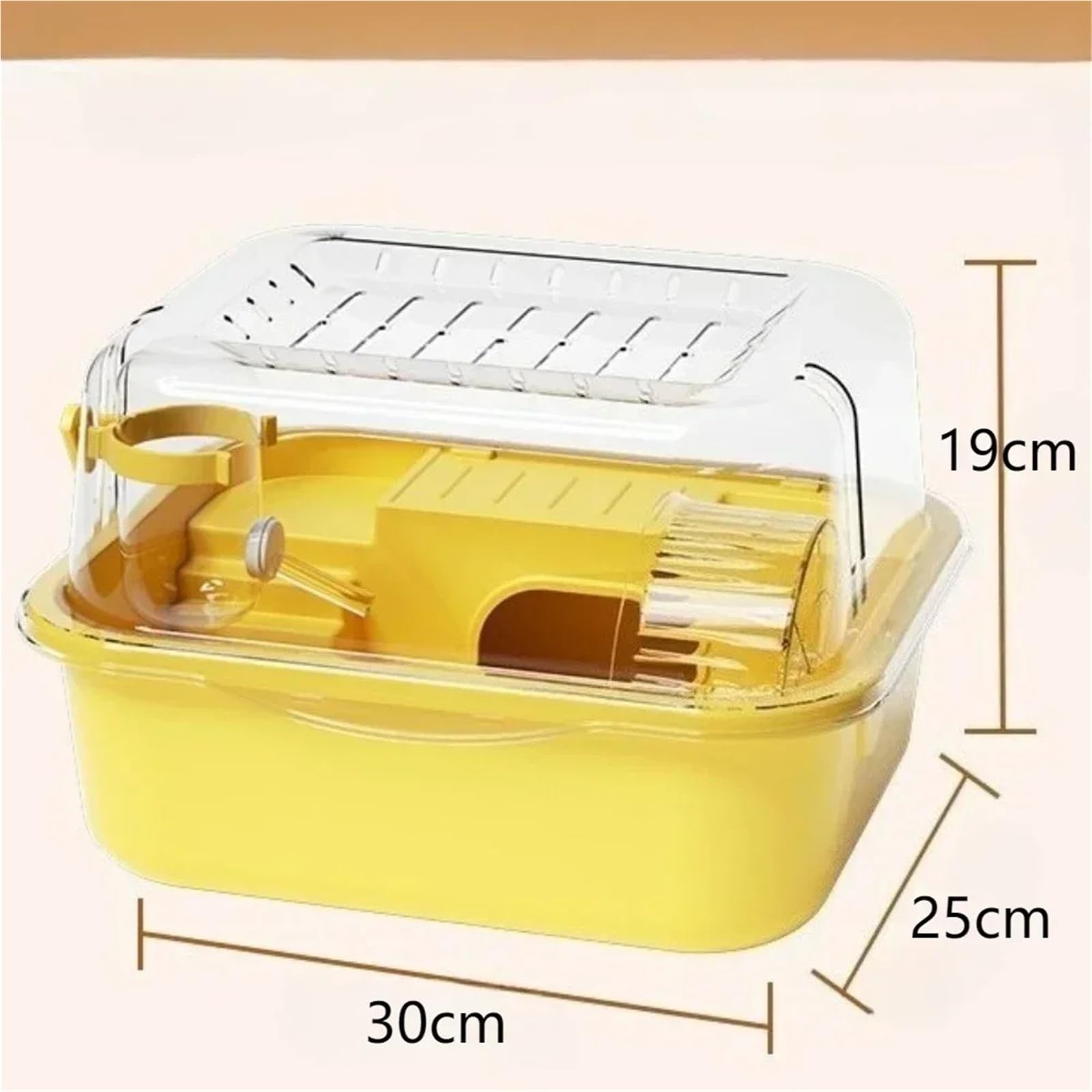 Jaula Hamster Jaula for hámster, hábitat pequeño for hámster, Jaula for Animales pequeños for el hogar con Tubo, Rueda de Ejercicio, cabaña, hábitat for Ratas y jerbos(ACH819)