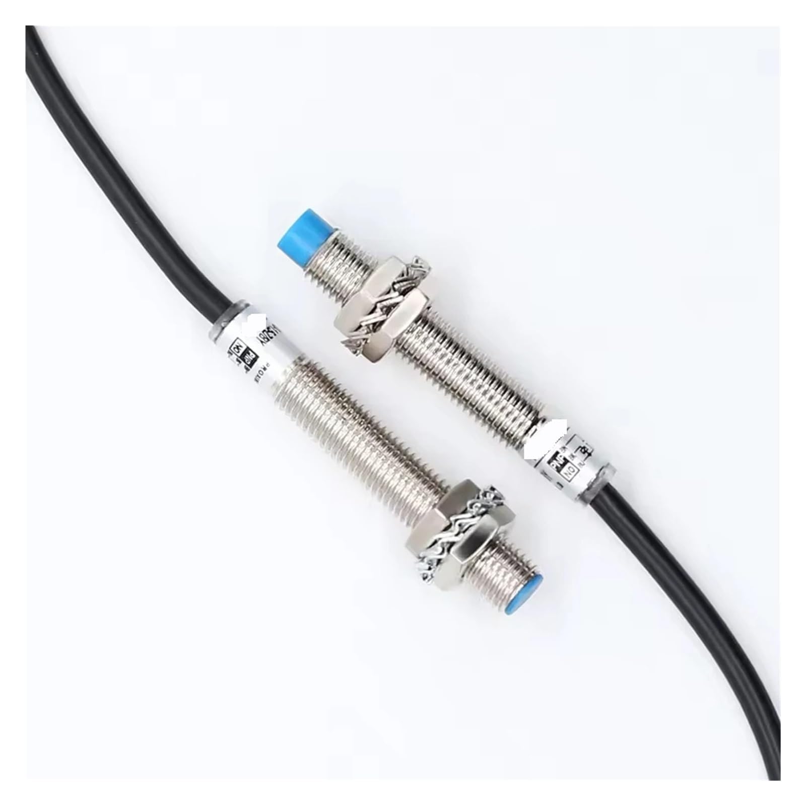 PXQCHAVLN LJ8A3-1-Z/LJ8A3-2-Z M8 Metal Proximity Sensor Switch 1/2mm Sensing Distance NO/NC Inductive NPN/PNP Output