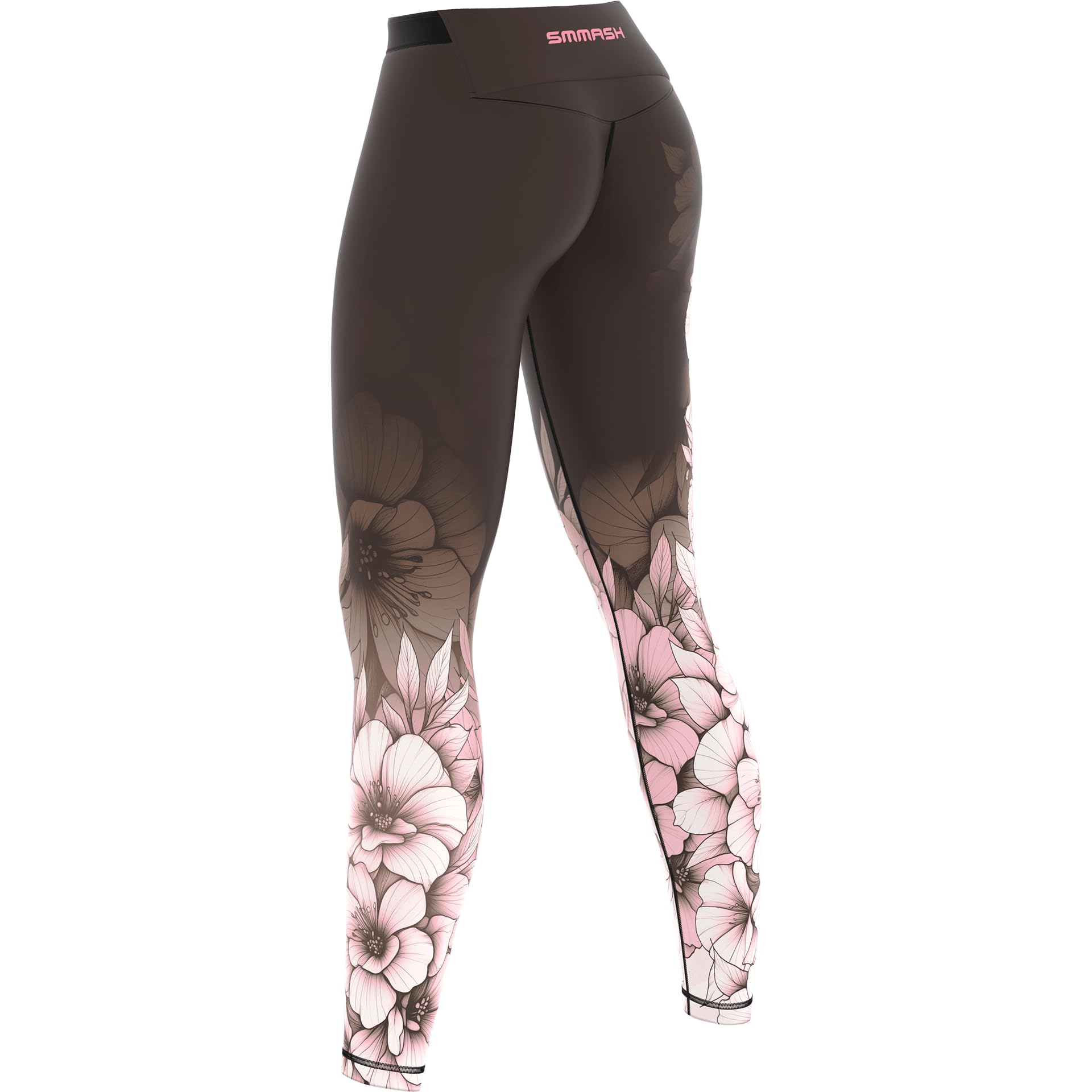 SMMASH Leggings Damen - Sportleggings Lang - Laufhose mit Tasche - Atmungsaktiv Schnelltrocknend - Second Skin Technologie
