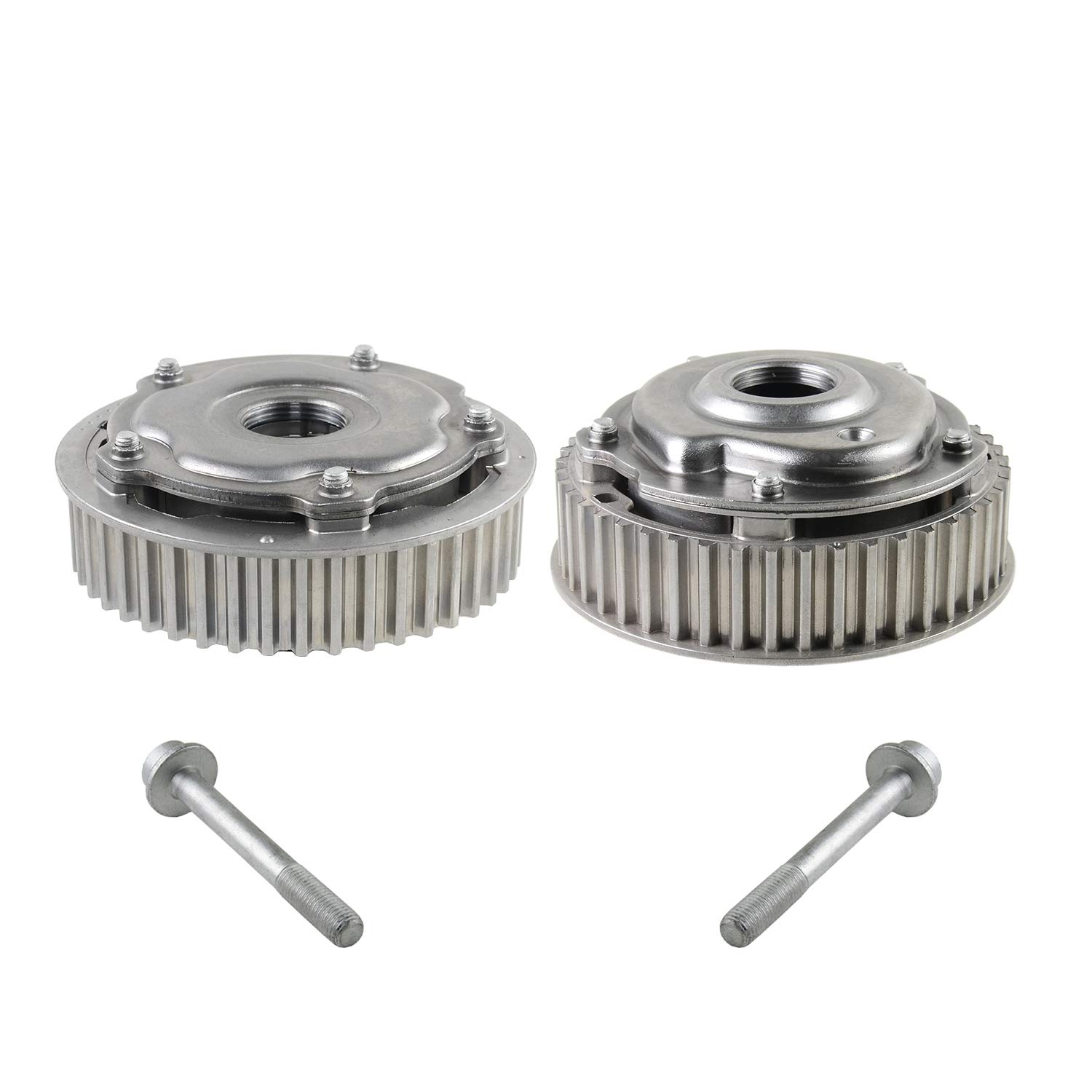 Bisenya Albero a camme fasatore Lato aspirazione + lato scarico 55567049 55567048 Compatibile con Astra H Insignia A Signum CC Vectra C Zafira B 12992409 12992410 5636466 5636467 5636631 5636632