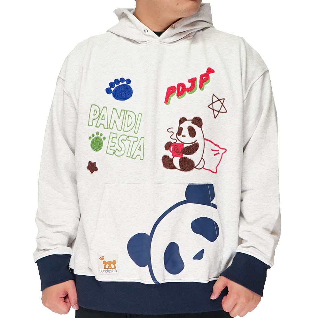 Amazon.co.jp: パンディエスタ PANDIESTA プル パーカー 和柄 メンズ