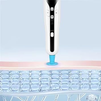 2-in-1 High Frequency Facial Machine, Professional Blue Light Acne Treatment Device for Blemish Removal & Skin Regeneration, Facial Massager for Dark Spot Eraser, Fine Lines, Home Spa