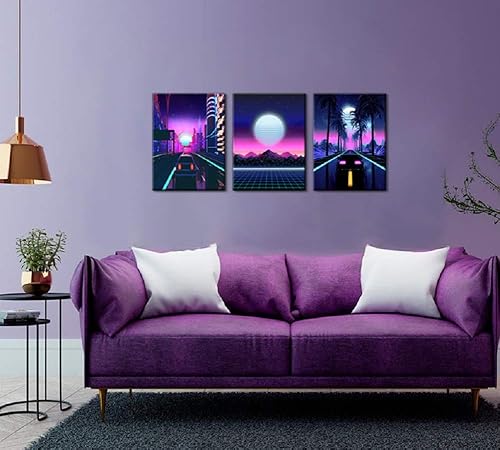 Miniatura 3 de Decoración de pared morada, pósteres geniales para decoración de habitación de niños y adolescentes, decoración de dormitorio para hombres, arte de