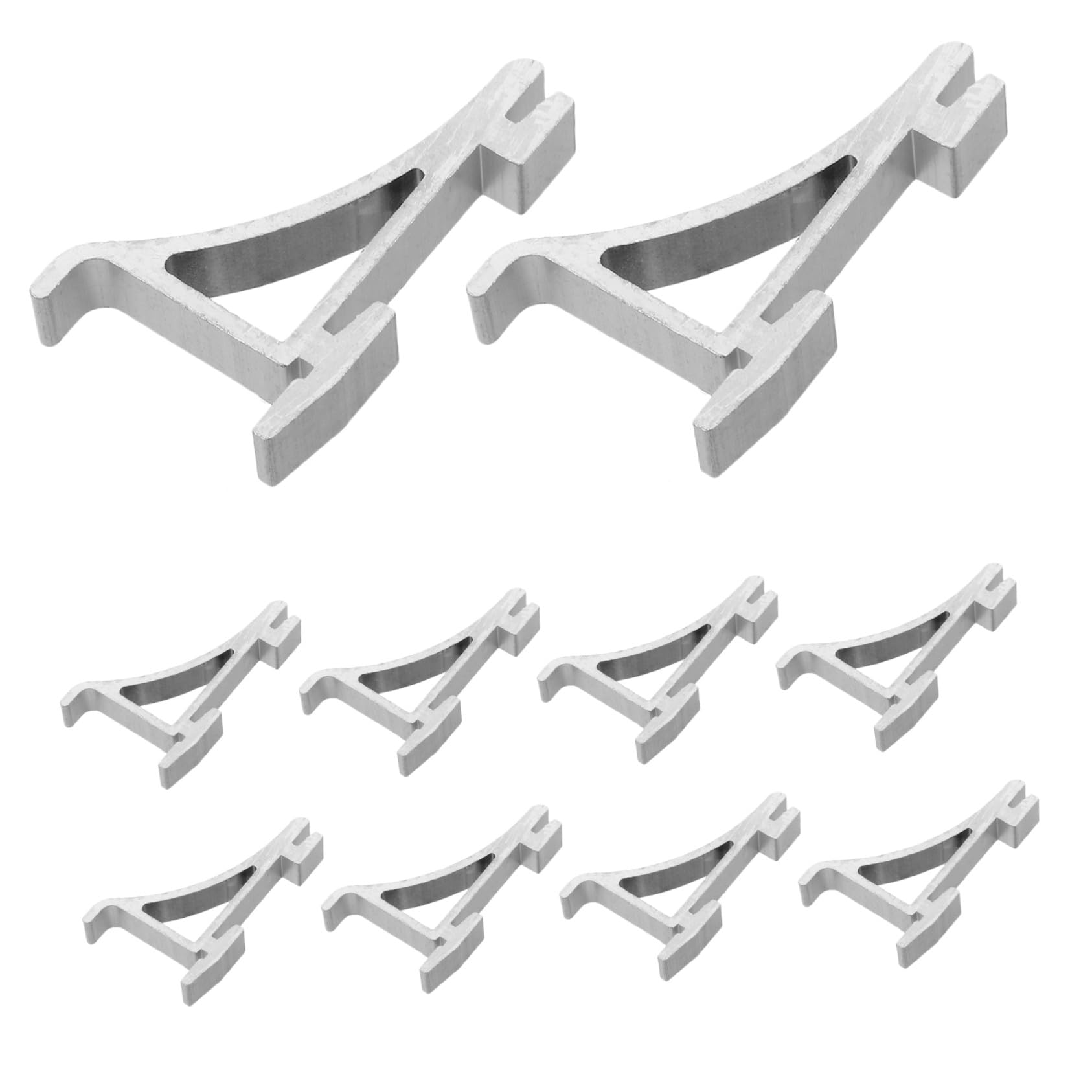 LIFKOME 30 Stück Teiliges Kühlschrank Regalklammern aus Robustem Aluminium Schwere Metallhalter für Gefrierschrank und Kühlschrank Stabile Trennclips zur Vielseitigen Aufbewahrung und