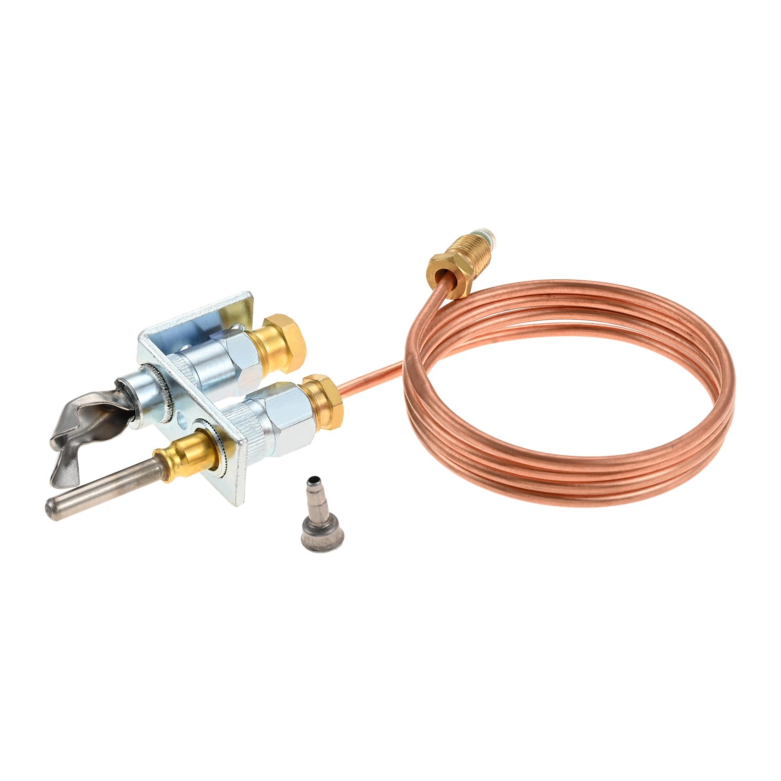 1 juego de quemador piloto Q314A4586 con termopar for hornos de gas, calderas y calentadores de agua. Quemador piloto de gas propano natural.,práctico