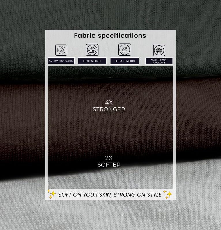 Image of Sleepynuts Women's S to 3XL Premium Half Sleeve Round Neck Plain Combed Cotton Tshirt Pack of 3 Loose Fit T-Shirts Combo