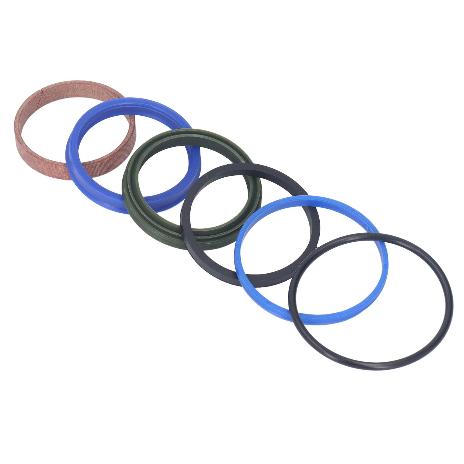 Kit de joints de vérin de direction, caoutchouc haute résistance et résistant à l'usure, kit de remplacement pour vérin de direction assistée Linde modèles E16 E20 H18 H20 335 350