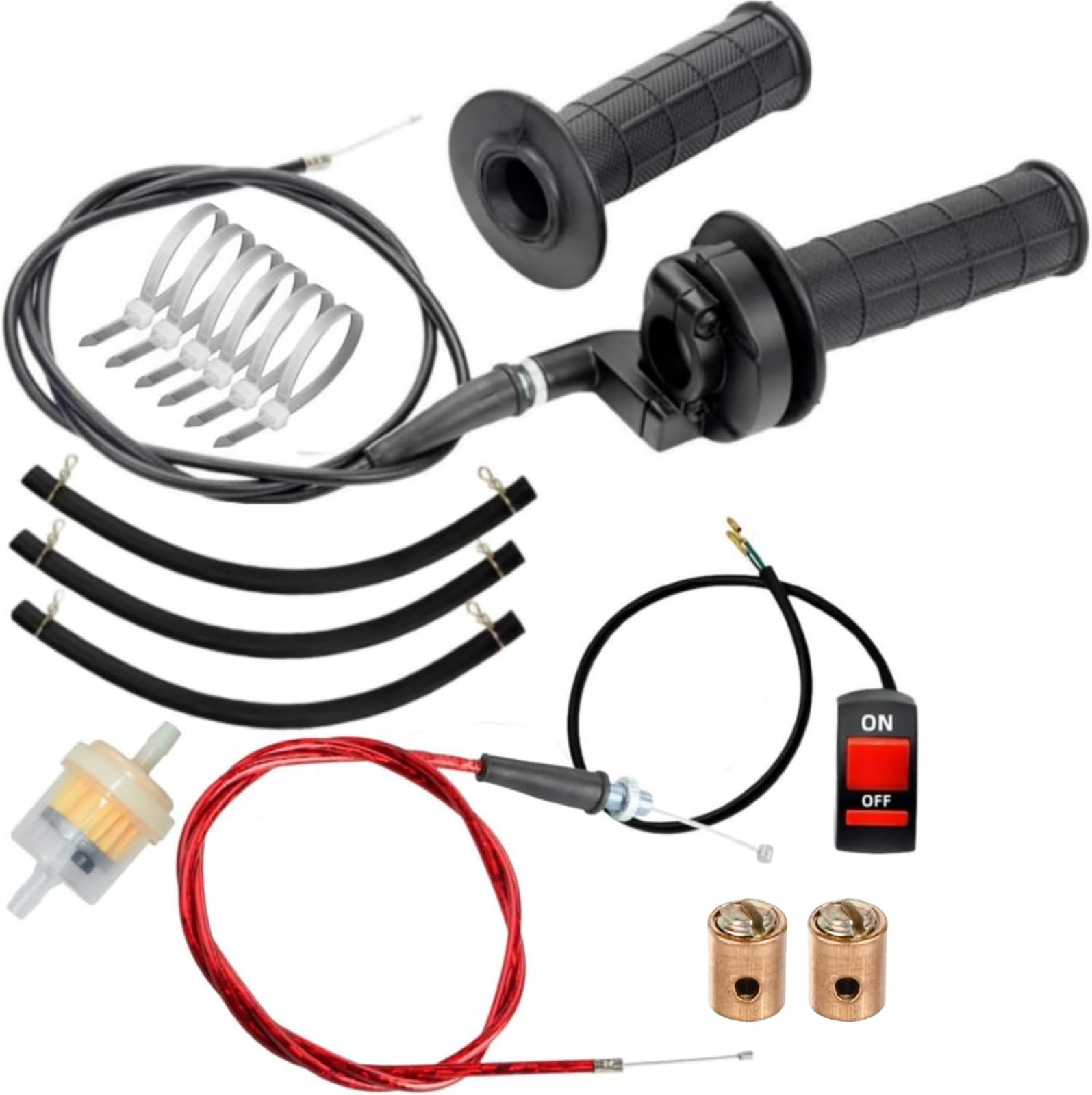 7/8" 22mm Twist Throttle Cable Accelerator Handle for