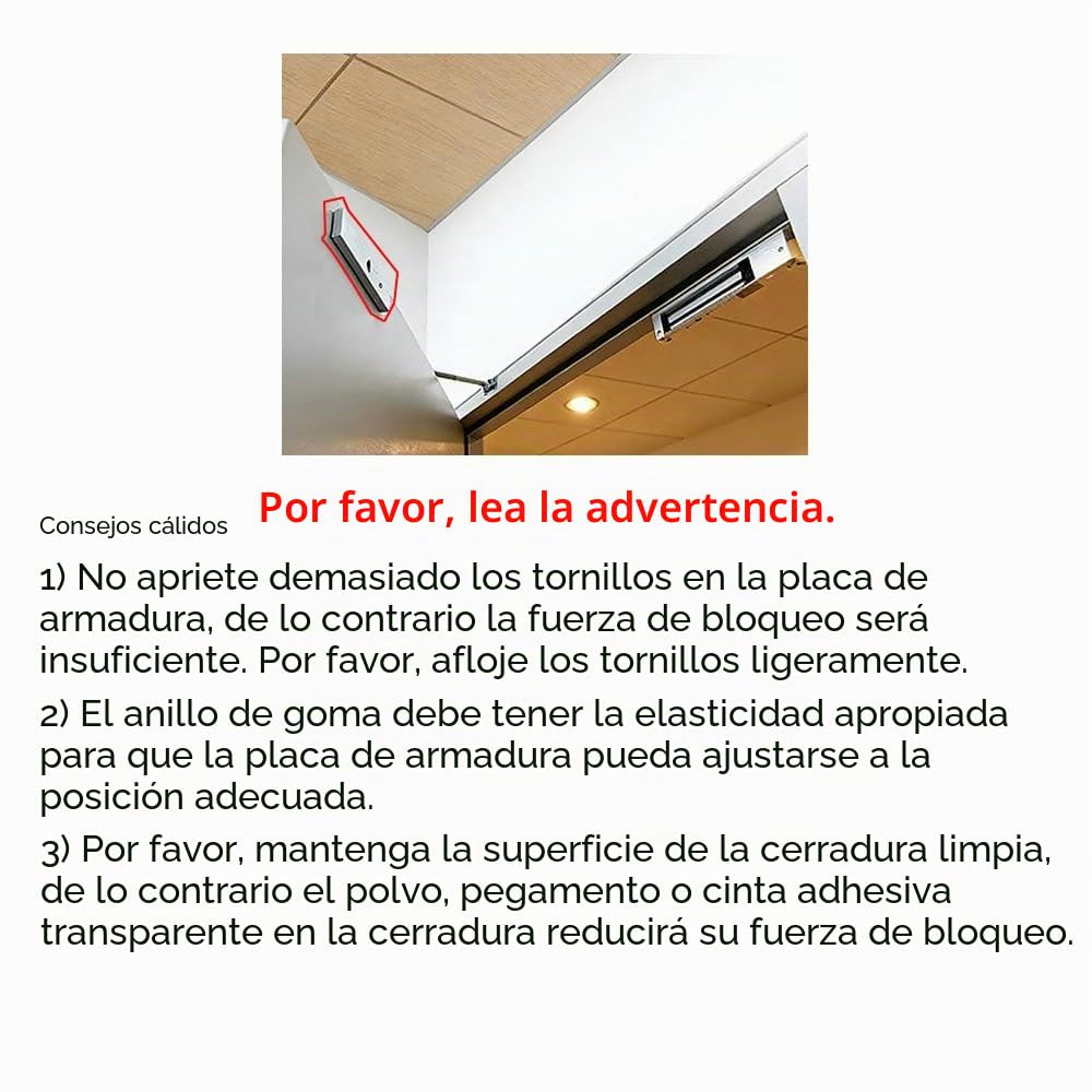 Cerradura magnética electromagnética de una Sola Puerta 180 kg (350 LB) con Soporte ZL DC12V Retención de Cerradura eléctrica NC a Prueba de fallas para Sistemas de Control de Acceso