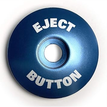 Eject Button Bicycle Headset Cap