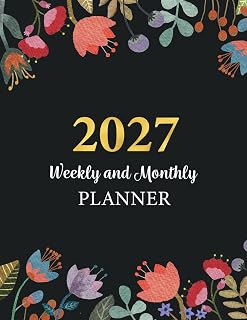 2027 Monthly Planner: Weekly Schedule Organizer