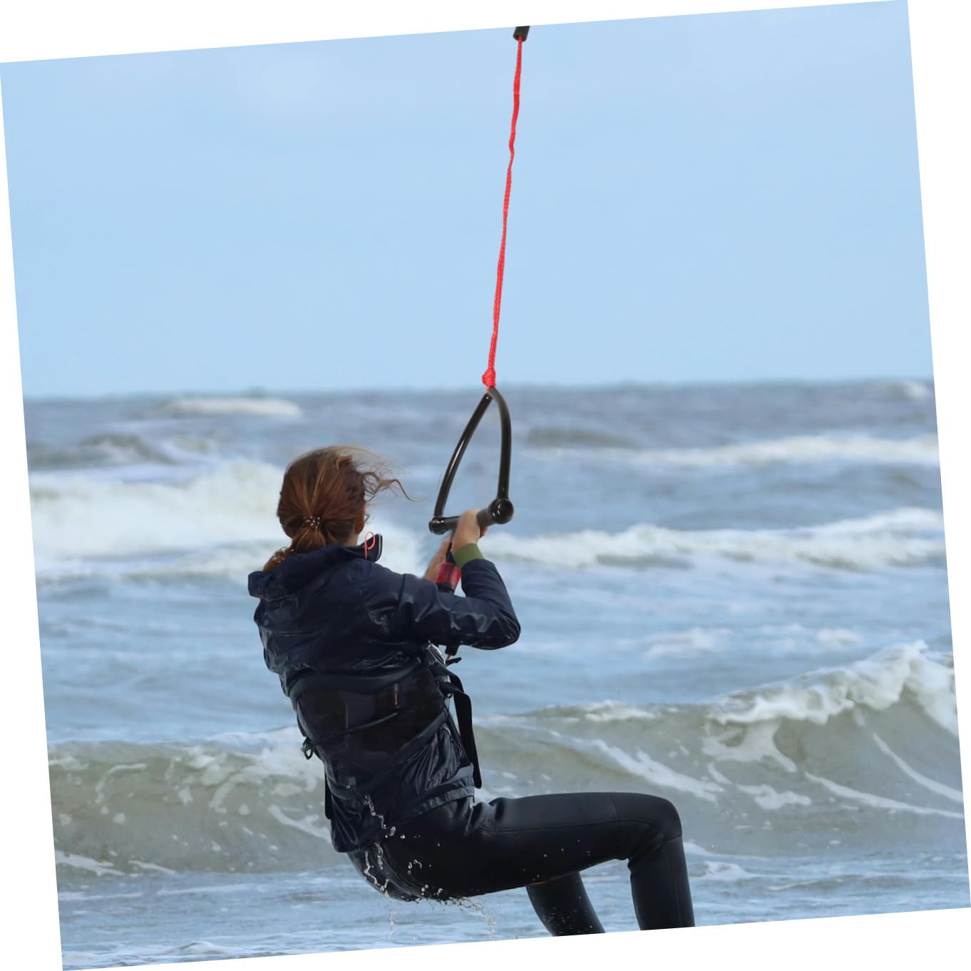 UPKOCH Wasserski Seil mit Griff Verschleißfestes Wakeboard Zubehör Robustes Kinkenfreies Wassersportseil für Präzises Wakeboarding Kneeboarding Leicht und Tragbar für Wassersportfans