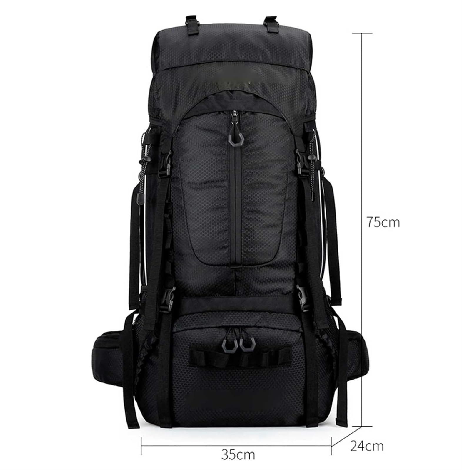 Plecak Turystyczny Plecak Trekkingowy Plecak Turystyczny 75L, Oddychający, Lekki, Wodoodporny Plecak Dla Mężczyzn I Kobiet Torba Alpinistyczna(Blue)