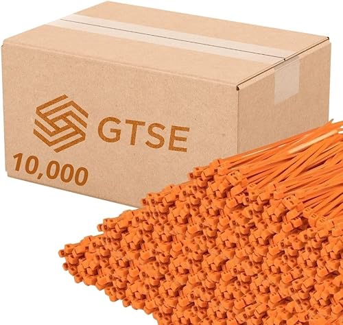 Miniatura 60 de GTSE - Paquete de 100 bridas con cremallera de 20.3 cm, color plateado/gris, 8.06 kg de resistencia, bridas de nailon grises resistentes a los rayos