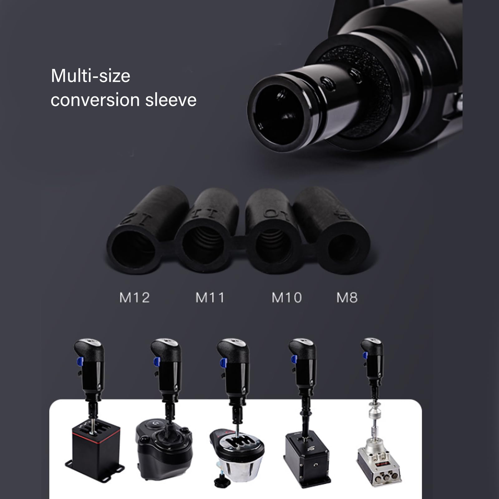 Adaptateur de levier de vitesse de prise en de jeux multiples Installation facile Configurations conviviales pour les débutants Convient simulateurs de camions et de courses Jeux multiples