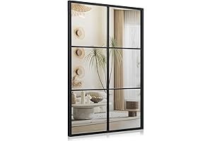 Tangkula Large Decorative Mirror: Enhance Your Home's Elegance