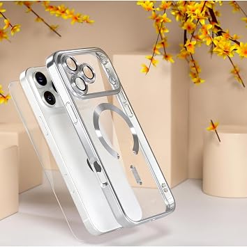 CONSTRAIN - iPhone 17 Pro Max ile uyumlu MagSafe Destekli Kamera Korumal   effaf Yumu ak Telefon K l f