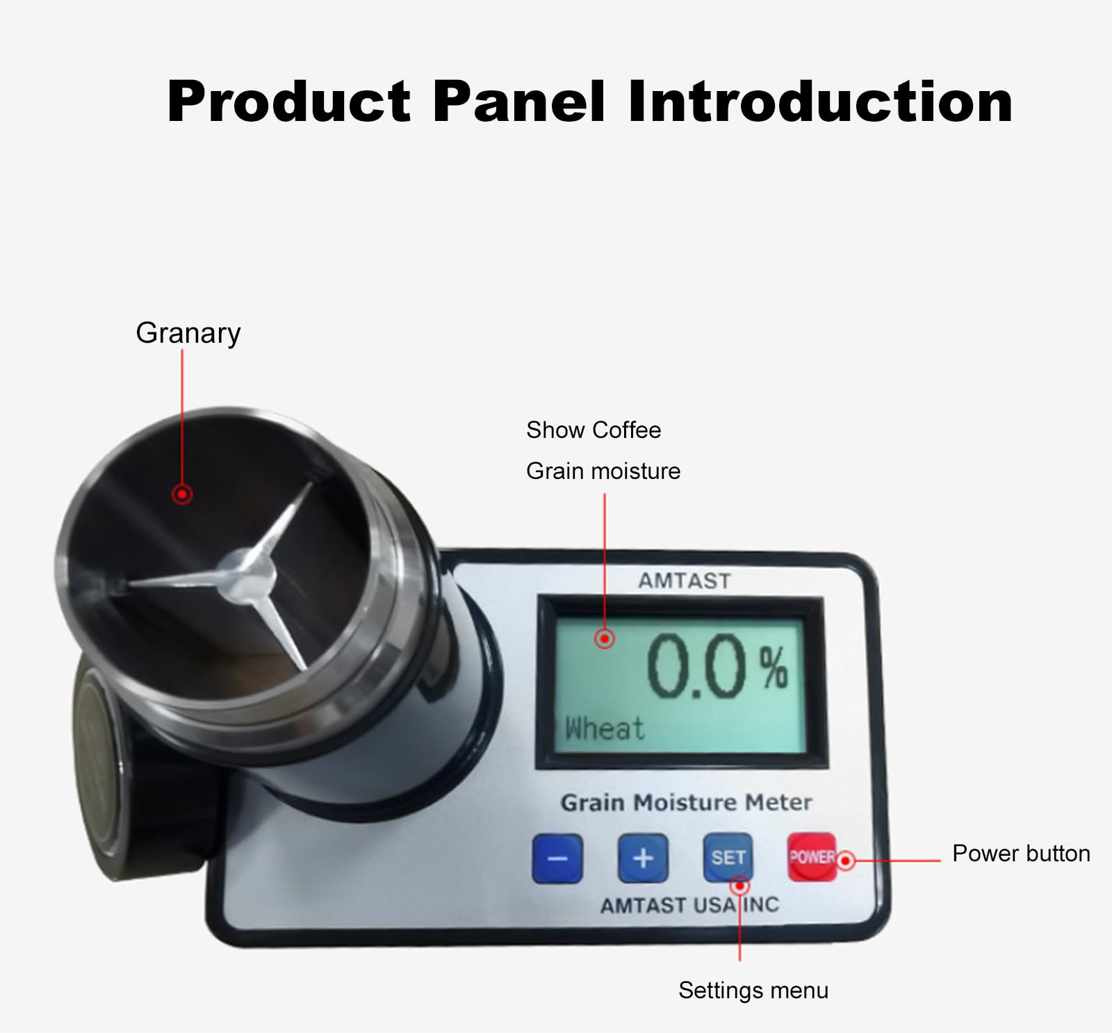 Analizador de agua halógeno de laboratorio, medidor de agua digital profesional, Monitor LCD del analizador de contenido de agua, para agricultura, medicina, plástico