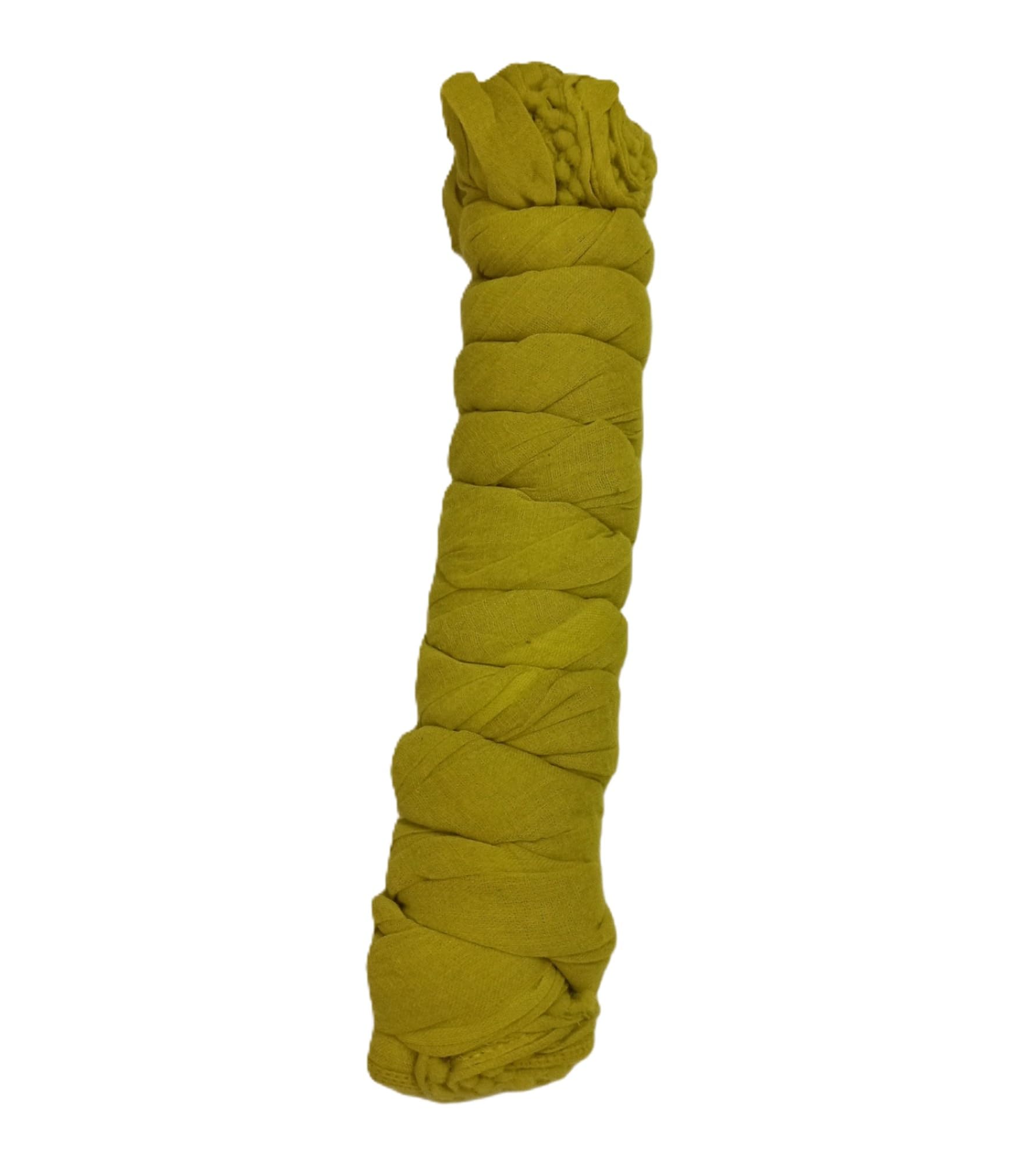 Cotton Dupatta for Women, Timeless Heritage Design, Mustard Yellow and Olive Green-picture-47