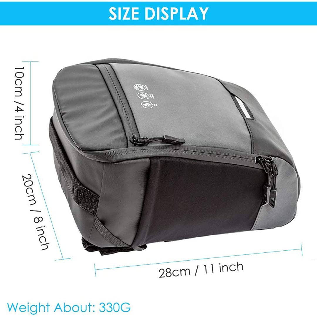 Bolsa reflectante para manillar de bicicleta,marco frontal impermeable, paquete de cesta para bicicleta,accesorios para herramientas de ciclismo, bolsa de almacenamiento con bolsillo interior (4.5L)