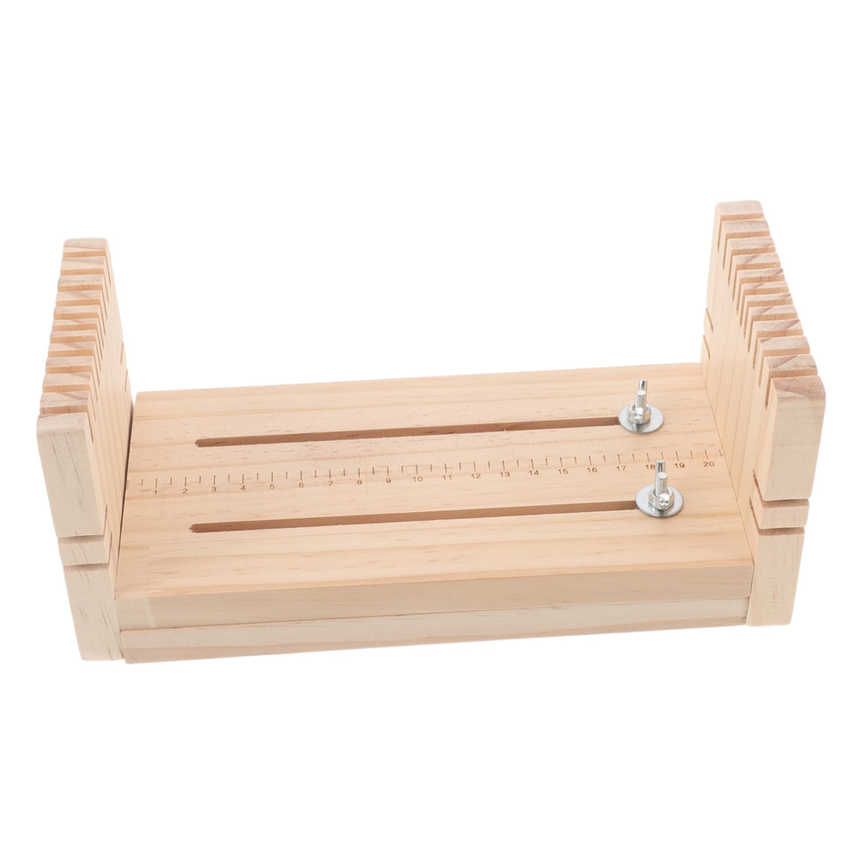 HOMSFOU Holz Webvorrichtung für Armbänder Verstellbar für DIY Schmuckherstellung Halsketten und Flechtarbeiten Stabil und Tragbar
