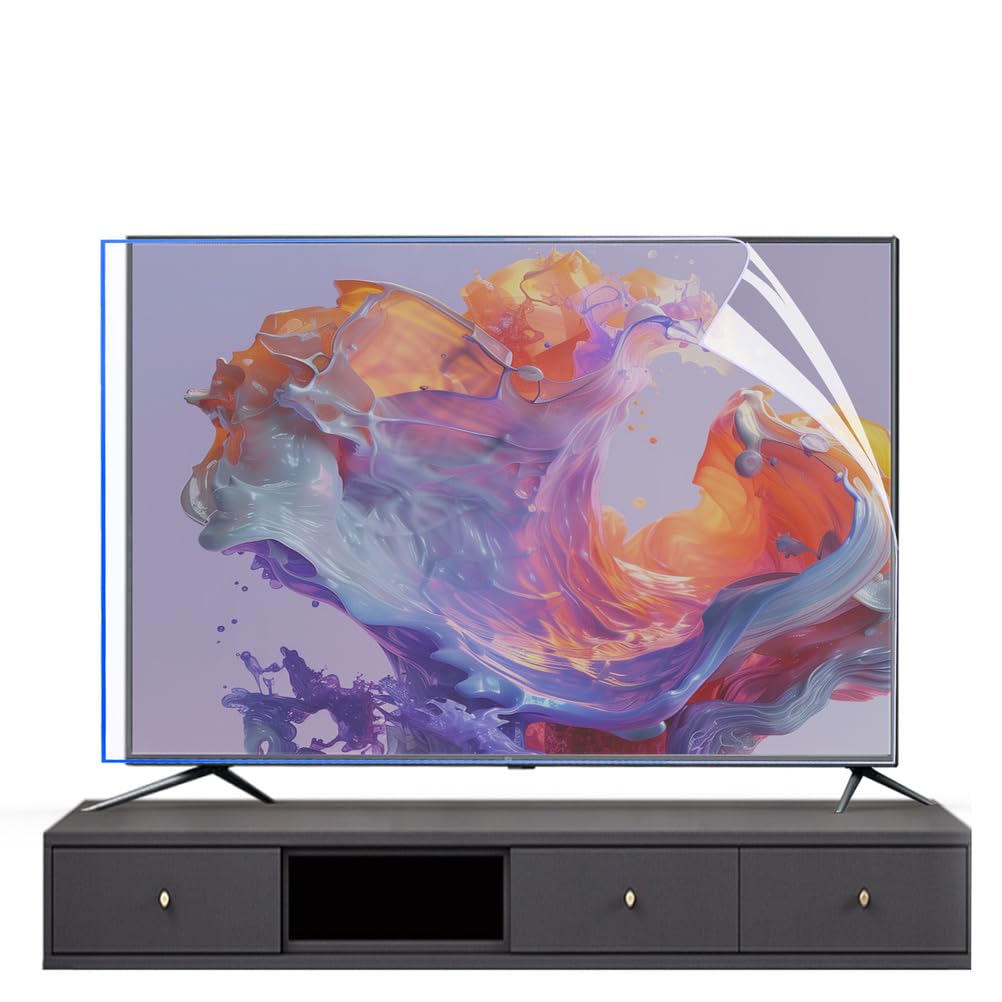 Améliorateur d'écran TV 70 pouces anti-lumière bleue et anti-reflet pour téléviseur 4K UHD