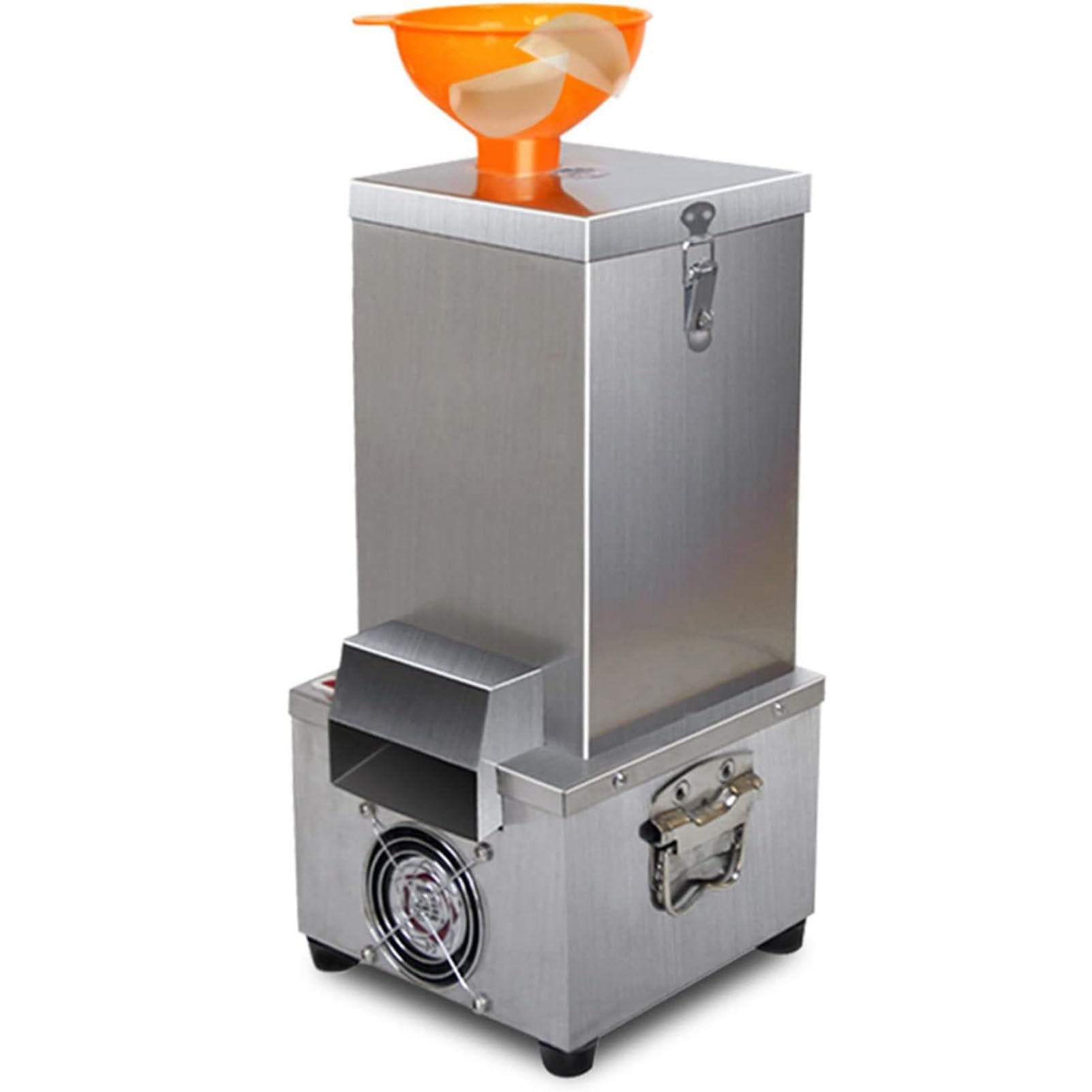 PioMue 200W Dry Garlic Peeling Machine with Hopper 110V