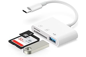 SD Card Reader USB C, Sd Card Reader for Android, Compact Memory...