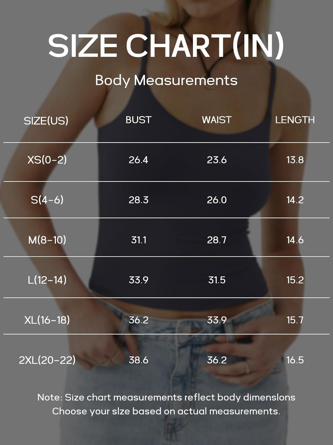 PINKMSTYLE Women's Basic Double Lined Scoop Neck Tank Tops Adjustable Cami Tank Summer Sleeveless Tops - Image 7