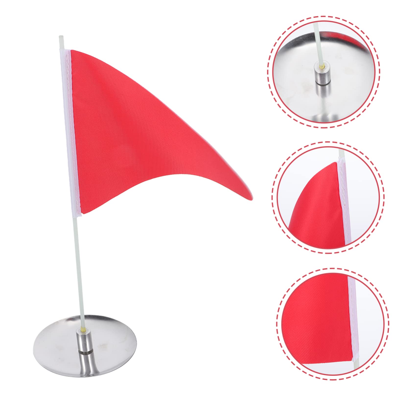 Ensemble Drapeau De Golf Portable Avec Tasse De Trou - Accessoires De Pratique De Golf Léger Et Compact Pour Améliorer La Précision De Putting