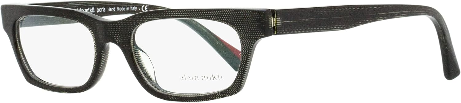 Alain Mikli Jul メガネ A03091 003 ポインティレ ブラック 51mm 3091, ブラック, 51mm