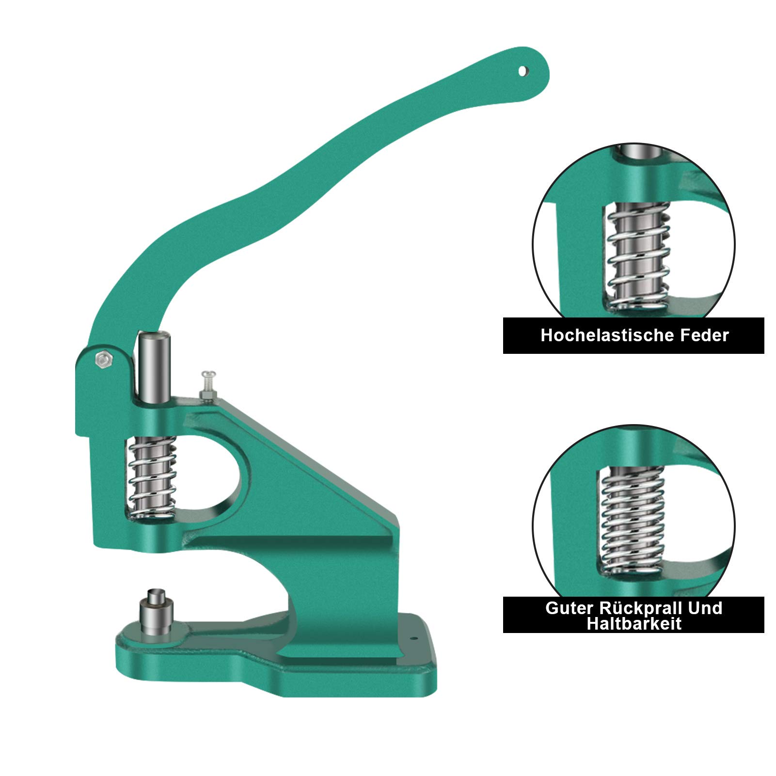 Buy Grommet Machine Hand Press Kit Heavy Duty Manual Rivet Punch