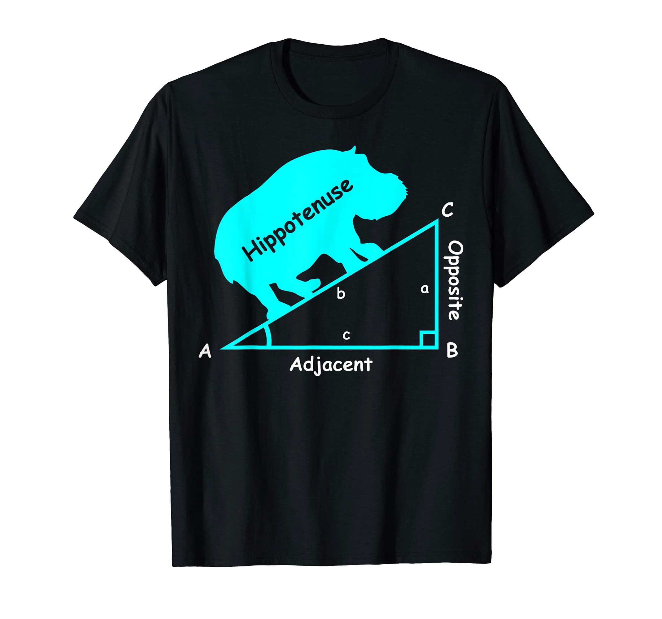 Hippotenuse Adjacent Opposite Triangle Geometry Math TShirt