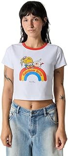Samii Ryan Women's Rainbow Brite Baby Tee