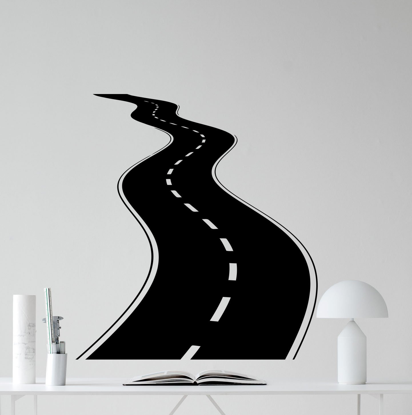 Amazon.com: Road Wall Decal Way Highway Vinyl Sticker Track Drive