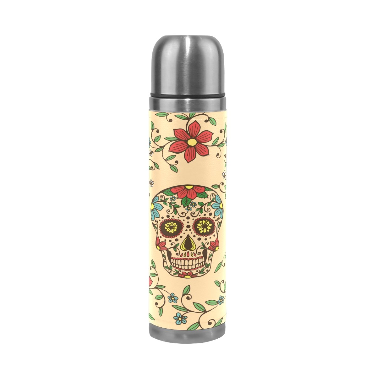 Bottiglia termica in acciaio inox a doppia parete 500 ml decoro con Messico | WD Lifestyle