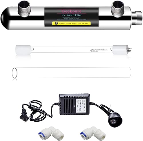Geekpure UV Water Filter for Reverse Osmosis
