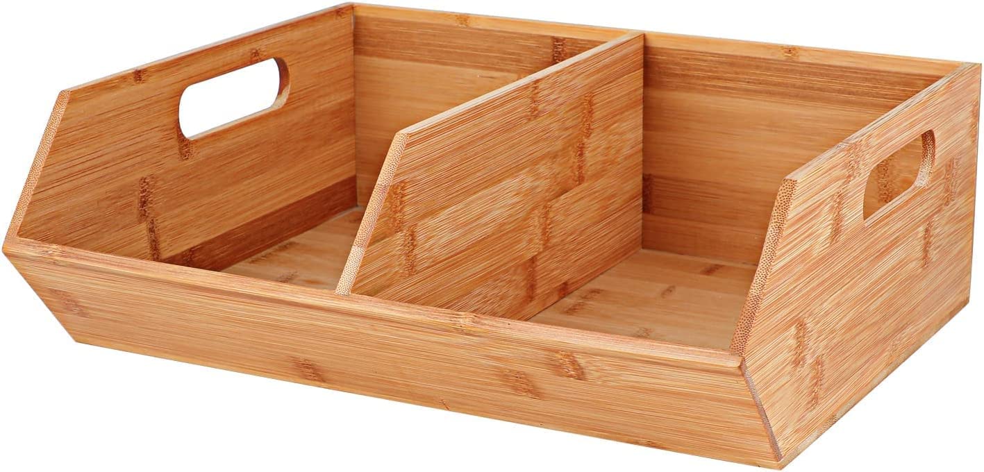 Photo 1 of LIVSMON Storage Bins For Pantry & Kitchen Countertop Cabinet Closets, organizer Box Set Holds Fruit and Vegetables, Potato and Onion Basket (1pc)