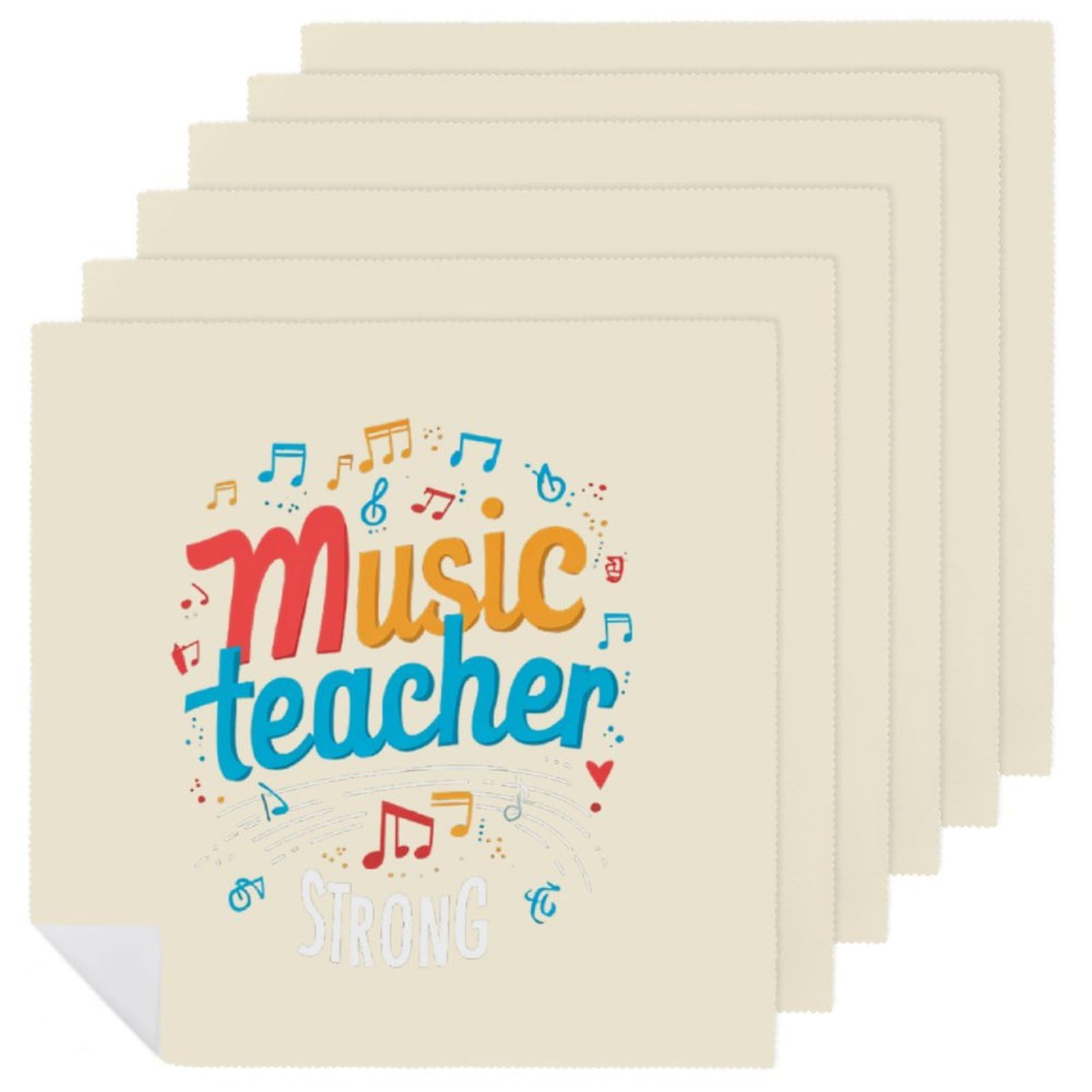 Servilletas de tela para profesores de música ideales como regalo y eventos elegantes