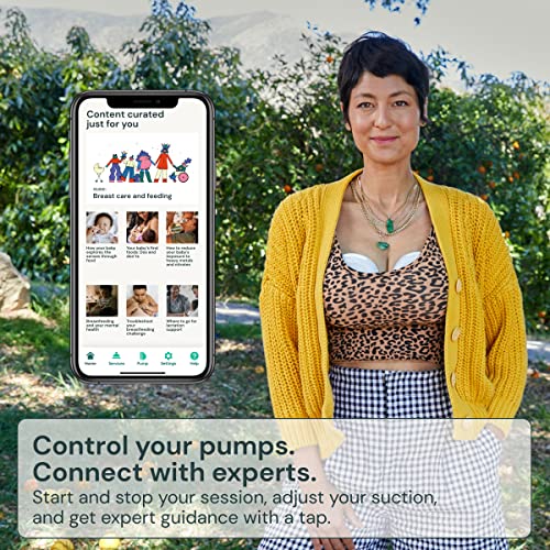 Willow Pump Wearable Breast Pump | Willow Go™ Hands Free, Cord Free Double Electric Breast Pump | Discreet And Quiet In Bra Design With App Control | 21Mm And 24Mm Flange #TOP3
