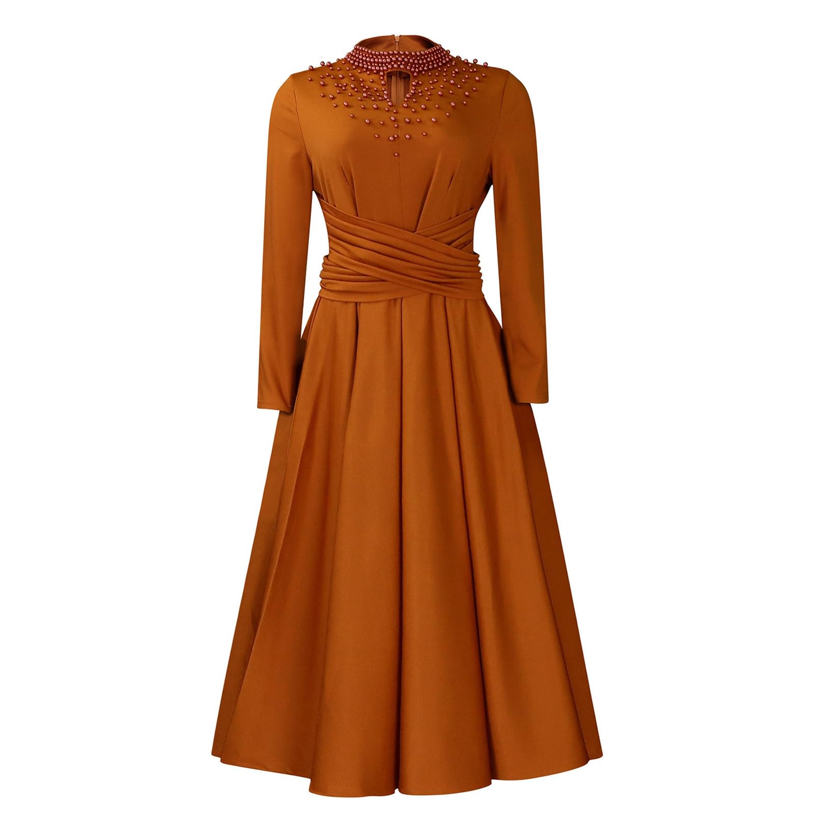 Vestido Mujer Invitada Boda Vestidos Invierno Ropa Primavera Largos De Fiesta Elegantes Trajes Otoño Nochevieja Tallas Grandes Elegante Manga Larga