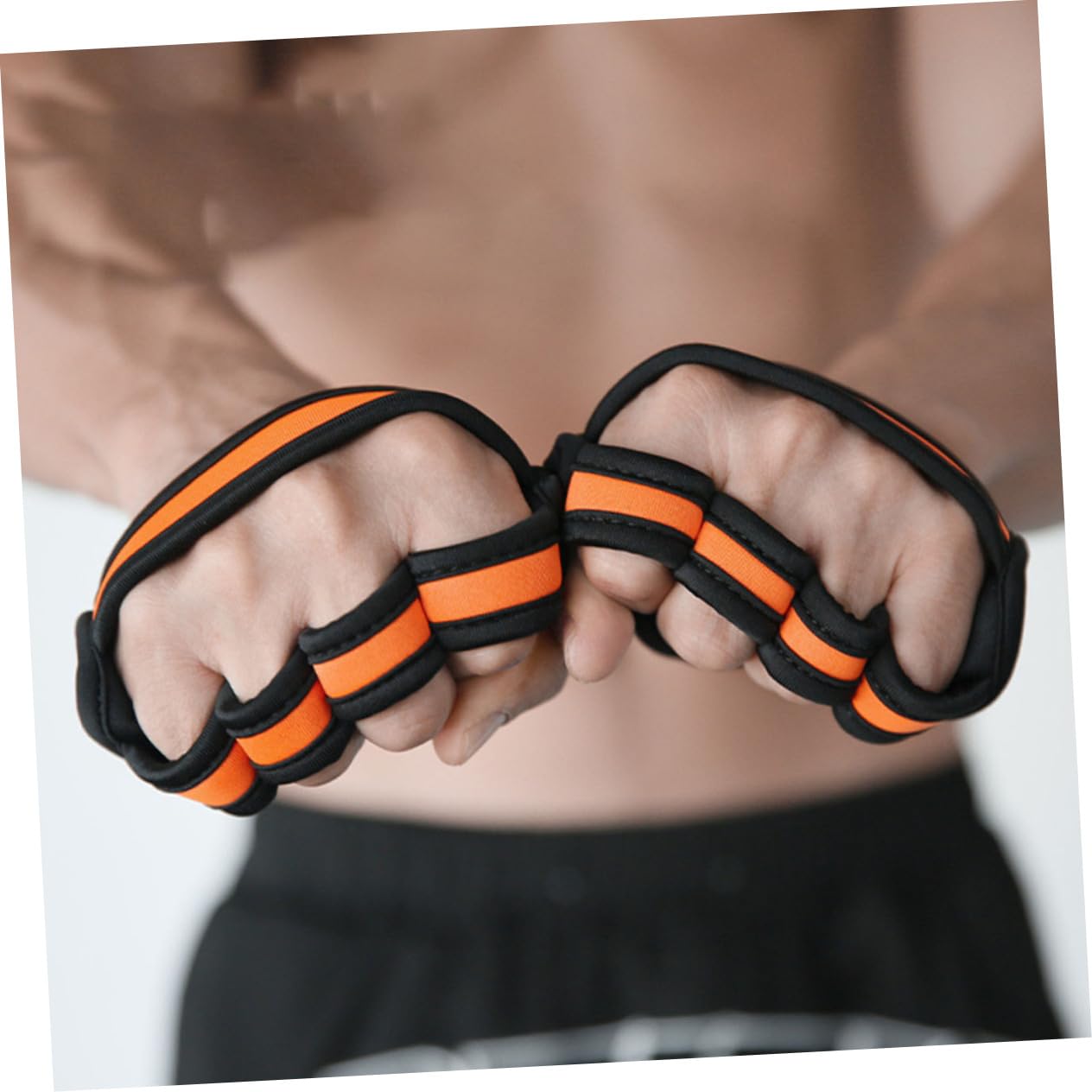 Kisangel Lot De 4 Paires De D'haltérophilie pour Homme Coupe Large avec pour Les Mains Et Les Paumes pour L'entraînement