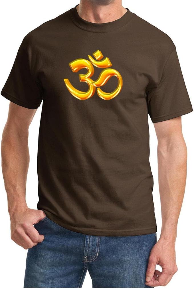 A&E Designs Mens Yoga Shirt 3D OM Tee T-Shirt