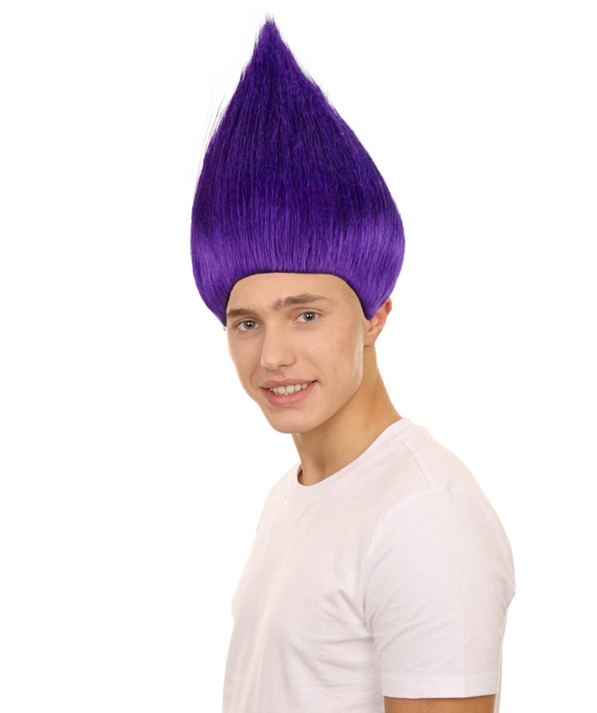 HPO Unisex s Troll Wigs Collections, Purple, Teens - Image 2
