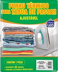PlastLeo Forro Térmico para Tábua de Passar Roupa - Ajustável (0,45x1,20m) (Ref.: 520), Sem Cor