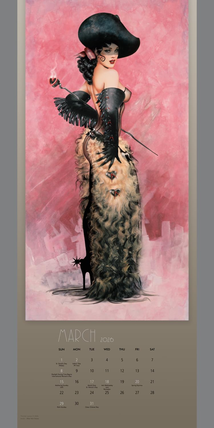 Amazon.com: The Art of Olivia – 2026 Wall Calendar featuring 